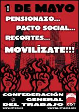 1 de mayo 2011 PENSIONAZO... PACTO SOCIAL... RECORTES... MOVILÍZATE!!!